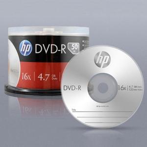 HP Media DVD-R 16x 4.7GB (50P 케익 케이스)