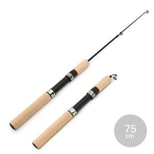 싸파 스피닝 얼음 낚싯대 75cm 빙어 산천어 구멍치기/언제 어디서나 간단한 낚시 가족낚시 빙어낚시 싸파낚