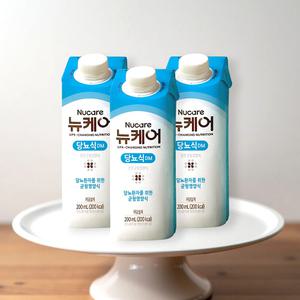 뉴케어 당뇨식DM 200ml x 60팩(황사마스크 KF94 2매랜덤/안전포장)당뇨환자식/식사대용
