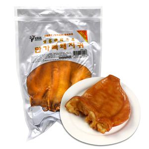만가복 돼지귀 훈제 돼지 중국 식품 간식 반찬