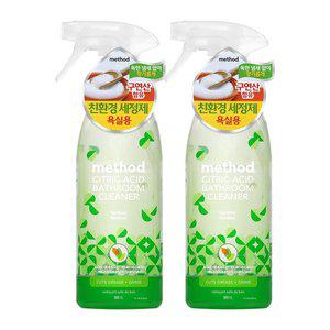 [메소드] 구연산 욕실용 세정제 500ml x 2개