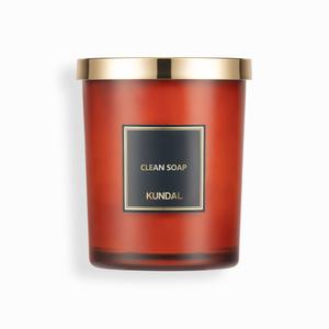 쿤달 퍼퓸 소이 캔들, 클린솝향, 500g, 1개