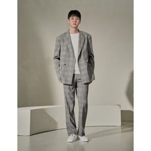 [롯데백화점]맨잇슈트 맨잇슈트 오버핏 울100 캐주얼 셋업 정장 MAHB10-183GRIS일산점