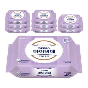 크리넥스 마이비데 센서티브케어 캡40매X9팩