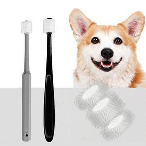 치석제거 구취제거 구강관리 강아지 고양이 360도 실리콘 칫솔 잇몸마사지 양치