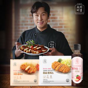 김동완 제주돼지 돈까스10팩(등심8+치즈2+애플소스1통)