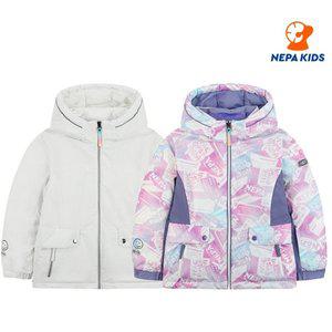 [네파키즈](타임스퀘어점패션관) 23FW KJ82015 여아 스캐터 스키 덕다운 자켓