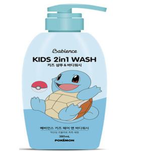 베비언스 포켓몬 키즈 워시 380ml 꼬부기