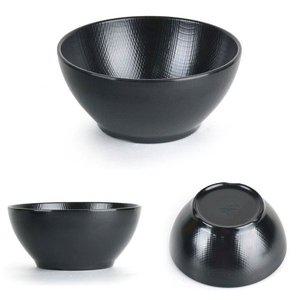 [신세계몰]블랙 멜라민 대접 국그릇 후식 그릇 12x7cm 11호 (WABED4F)