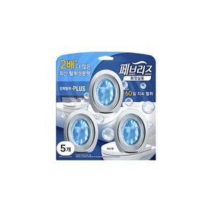 페브리즈 화장실용 비치형 강력탈취 플러스 비누향, 6.3ml, 5개 6.3ml ×