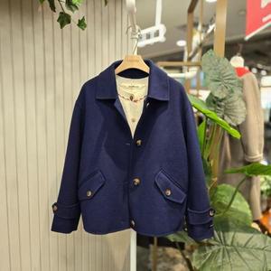 [스테파니] HC05 버진울숏핸드메이드코트 버진울코트 울90% 숏코트 핸드메이드코트 (S25332503)