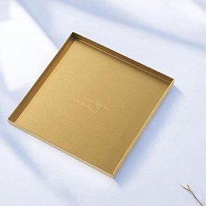 [셀러허브 패션][JHQRGNQR_4B]게더릭 골드 소품트레이 (사각형) (20cm)