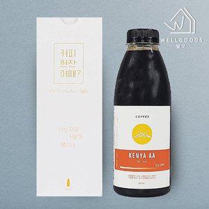 [기타][웰굿]콜드브루 케냐 AA 커피 선물세트(500ml)
