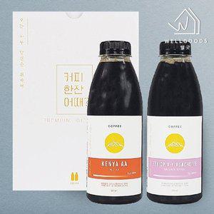 [기타][웰굿]콜드브루 커피 PET 선물세트 4호(케냐1,에티오피아1)