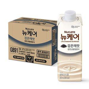 [NS홈쇼핑][대상웰라이프] 뉴케어 고소한검은깨맛 200ml 30팩 1박스[33646591]