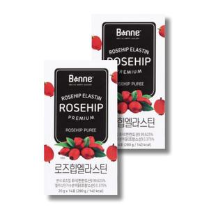 본네 프리미엄 로즈힙 퓨레 엘라스틴 스틱 20g x 14포 2박스 4주분