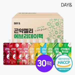 [참앤들황토농원] 곤약젤리 에브리데이팩 10종 1박스 (30팩)
