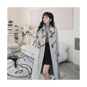 여성 핏예쁜 모직 코트 겨울 오트밀 크루러에 박시녀 크루러 인기3