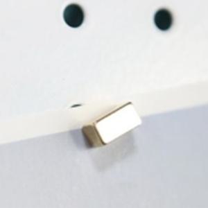미니자석 10x5mm 사각 골드 4p 자석 메모 사진 고정