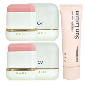 가히 선스틱 썬스틱 캐비어 CV 씨브이 샤인핏 2개+선로션 50ml 1개