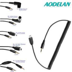 카메라 리모컨 릴리즈 AODELAN-원격 유선 셔터 릴리스 케이블 2.5mm 연결 코드 C6 C8 N8 N10 S6 S8 O6 P6
