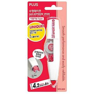 플러스 WH-604 수정테이프 10개입 1박스 4.2mm 6m