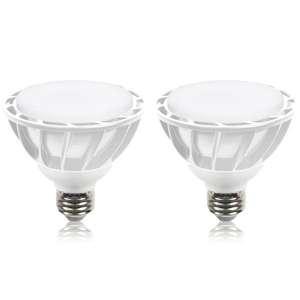 샛별하우스 LED PAR30 전구 E26 15W 화이트 블랙 확산형 주광색 2p
