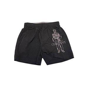 [CP COMPANY]25SS 키즈 로고자수 스윔팬츠 18CKBW079B 00L3C00 999