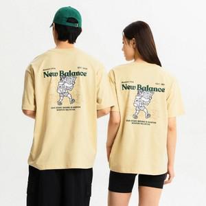 반팔티 RQK NBNEE21513-36 UNI NB Boy 트래블 반팔티 (OVER FIT)