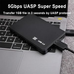 2.5인치 도구가 필요 없는 5Gbps 모바일 하드 디스크 박스 SATA to USB3.0 노트북 솔리드 스테이트 기계식