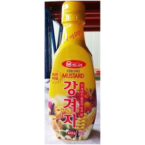 튜브 강겨자(움트리 410g)/업소용/양념/조미료/다용도/대용량/소스/머스타드/분말/가루/일회용/소고기