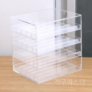 아크릴 서랍 섀도우 투명 정리함 화장대 블러셔 선반 4단