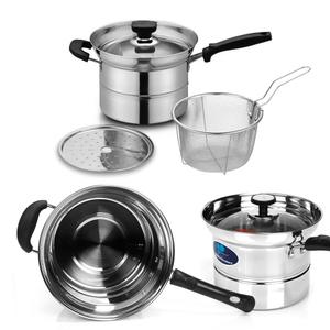 키친아트 스텐냄비 찜 국수냄비 채망 육수냄비 파스타 찜기 18cm