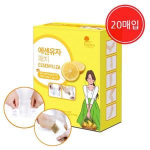 건강 발패치 에센스네이쳐 에센유자 밴드형 20매입 수액 바닥 마사지 BWE654763