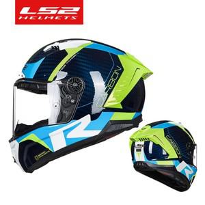 풀페이스헬멧LS2 THUNDER 풀 페이스 오토바이 헬멧 ls2 ff805 탄소 섬유 레이싱 카 cascos para moto 자동