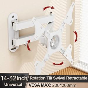 20 ° 기울일 수 있는 TV 벽걸이 브래킷 360 10-32인치 LCD LED  평면 패널 할로윈용 회전 홀더 범용 마운