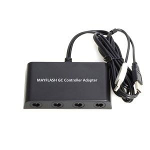 Wii U, PC USB 및 스위치용 게임큐브 컨트롤러 어댑터, 4포트