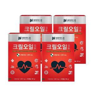 네이처드림 크릴오일 1000mg x 30캡슐 4개