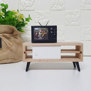 TV 장식장 미니어처 (슬라이드형) 장식품 수집용 공간 공간품 모형 모형품