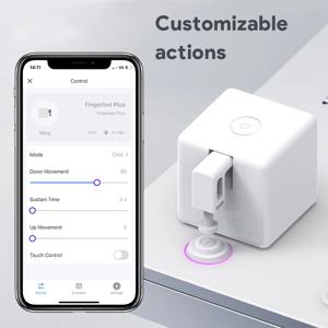 Tuya Wifi + Bluetooth / Zigbee Fingerbot Plus 스위치 봇 차고 커튼 버튼 로봇 푸셔 스마트 홈 Alexa Google 홈 음성