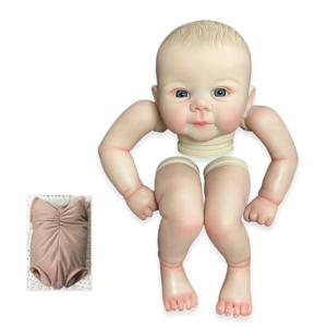 NPK 19인치 완성된 인형 크기 이미 페인트칠된 줄리엣타 키트 많은 세부 사항 정맥이 있는 매우 실물 같은 아기 인형
