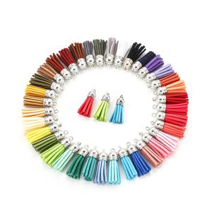 20-60 개/몫 DIY 쥬얼리에 대 한 Purl Macrame 펜 던 트에 대 한 38mm 술 빈티지 가죽 Tassels 프린지 용품 액세서리 만들기