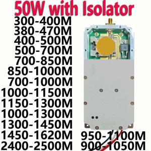 절연체가 있는 50W 모듈 300-400MHZ400-500MHZ500-700MHZ700-1000MHZ600-900MHZ800-1100MHZ1000-1300MHZ1150-1300MHZ1450-1620MHZ
