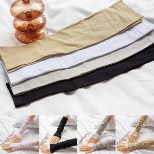 2Pcs 스포츠 코 튼 팔 케이스 여름 얼음 실크 Anti-Slip 슬리브 Uv 태양 보호 들어 갔어 남여 팔 커버 팔꿈치 슬리브 커프