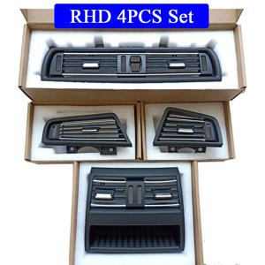 RHD 오른손 드라이버 크롬 에어컨 Ac 벤트 아울렛 그릴 교체 BMW 5 시리즈 F10 F11 F18 520 523 525 528 530