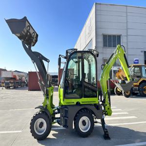 백호 로더 무료 배송 4X4 농업용 트랙터 프론트 로더 미니 굴삭기 미니 로더 파는 사람 Kubota 엔진 맞춤형