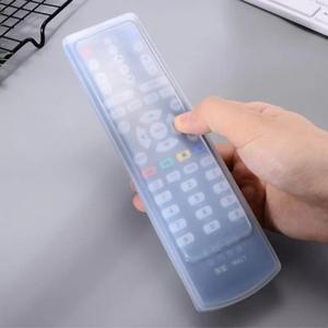 실리콘 TV 원격 제어 케이스 커버 에어컨 먼지 보호 보관 가방 방진 방수 케이스