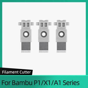 Bambu 실험실 X1/X1C/P1S/P1P/A1/A1 Mini/H2D 3D 프린터 필라멘트 커터 예비 부품 용 Bambu 필라멘트 커터 블레이드 교체 용