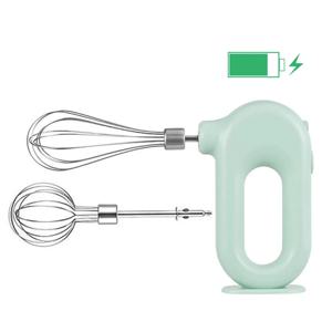 USB 전기 블렌더 무선 휴대용 믹서 2 혼합 헤드 식품 믹서 휴대용 충전식 털 반죽 교반기 Eggbeater