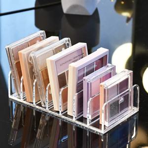 아이 섀도우 트레이 저장 랙 투명 파우더 박스 데스크탑 서랍 구획 컬러 화장품 선반